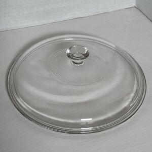 PYREX 624C Corning Ware Clear Ribbed Glass Lid Replacement
